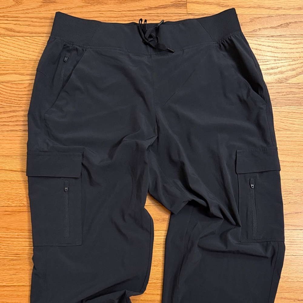 All in Motion Black Track Performance Jogger Pants - Picture 2 of 9